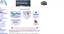 Desktop Screenshot of defuniakspringsfl.com